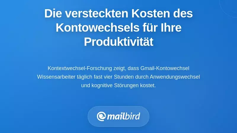 Die versteckte Produktivitätssteuer: Quantifizierung der tatsächlichen Kosten des Kontowechsels