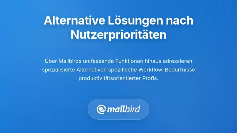 Alternative L&ouml;sungen, die spezifische Benutzerpriorit&auml;ten ansprechen