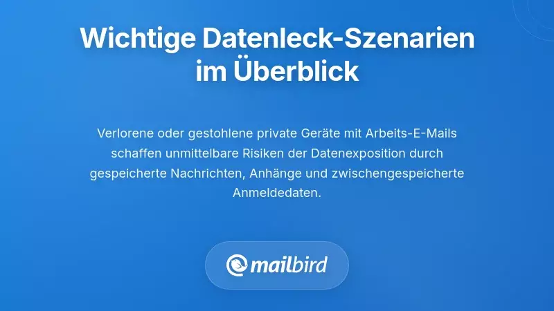 Spezifische Szenarien zur Datenexposition, die Sie verstehen sollten