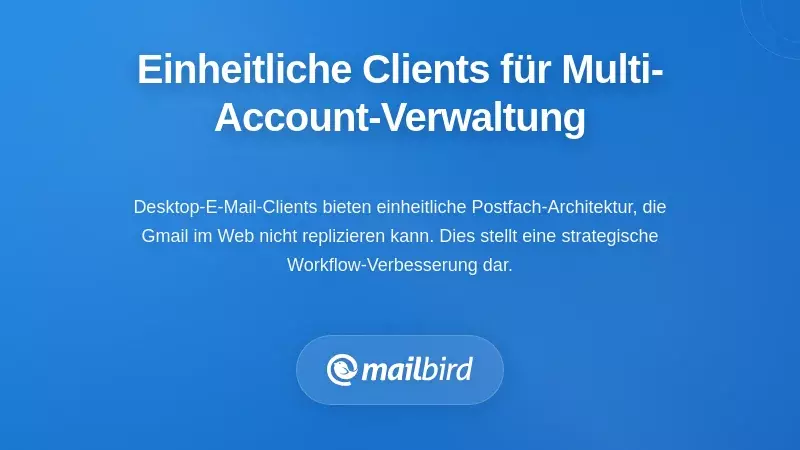 Wie einheitliche Desktop-Clients Herausforderungen bei der Verwaltung mehrerer Konten lösen