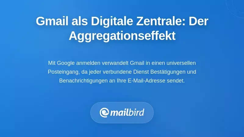 Gmail als Ihr digitales Lebenszentrum: Der Aggregationseffekt