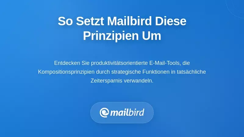 Mailbird E-Mail-Client-Oberfläche mit Schreibwerkzeugen und Vorlagenfunktionen für effizientes Schreiben