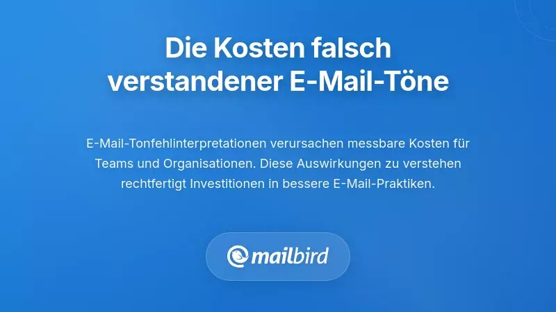 Gesch&auml;ftsleute, die Kosten von Missverst&auml;ndnissen beim E-Mail-Ton bei der Arbeit erleben