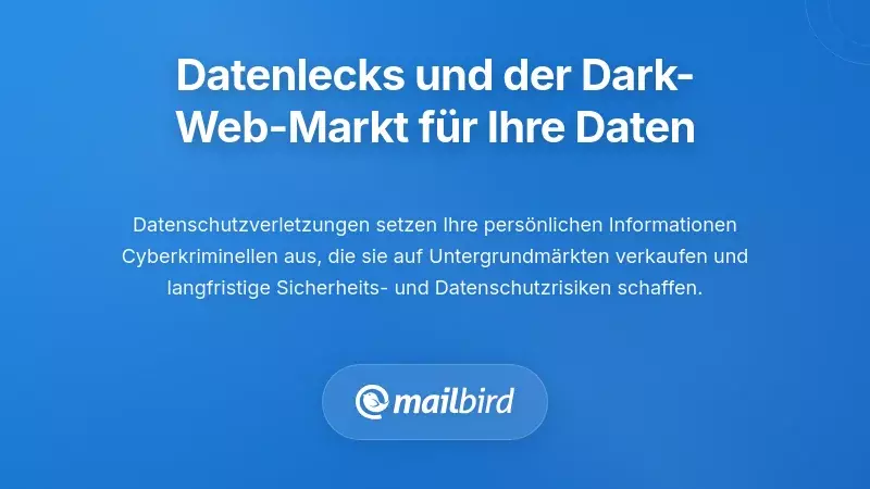 Datenverletzungen und der Dark-Web-Markt f&uuml;r Ihre Informationen