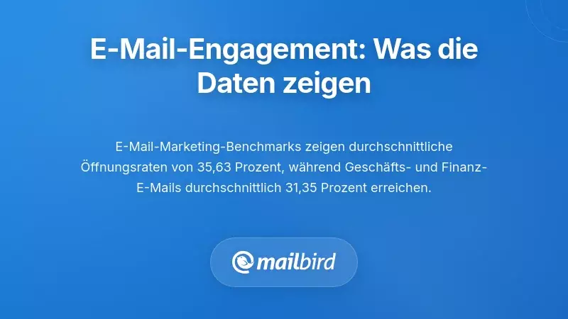Verständnis des E-Mail-Engagements: Was die Daten zeigen