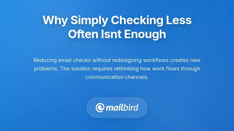 Email productivity cost visualization showing 23-minute interruption impact on workflow