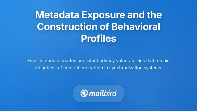 Metadata Exposure and the Construction of Behavioral Profiles