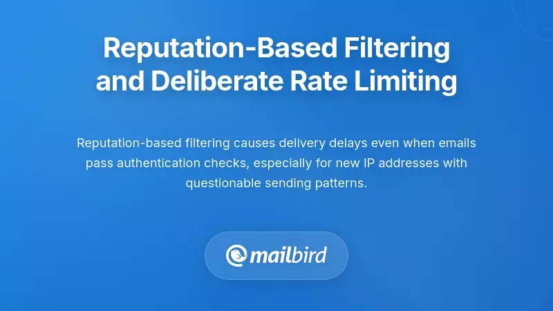 Reputation-Based Filtering and Deliberate Rate Limiting
