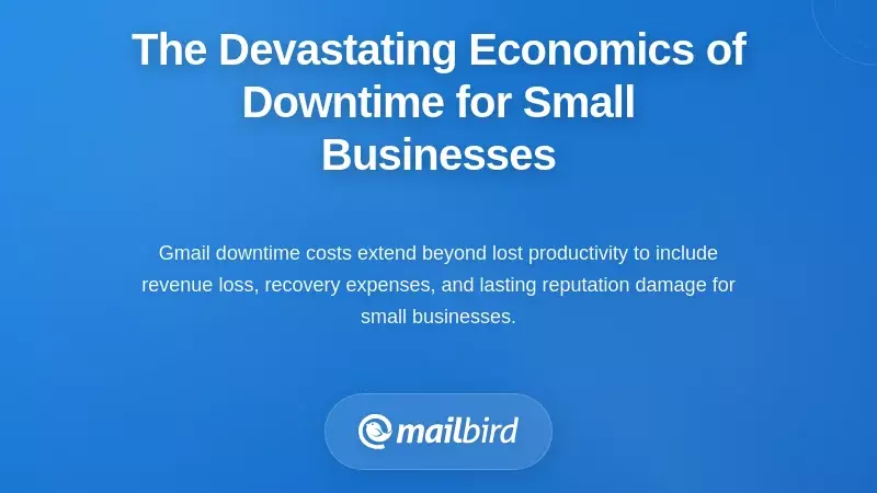 The Devastating Economics of Downtime for Small Businesses
