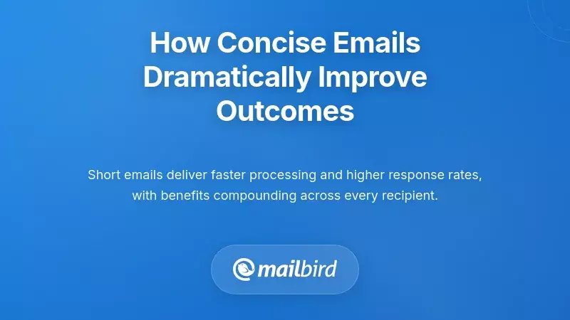 Business professional receiving concise email with positive response showing improved communication outcomes