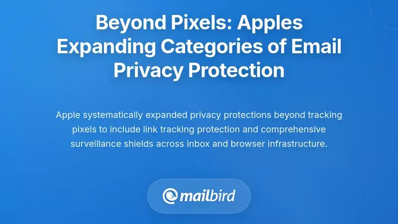 Beyond Pixels: Apple's Expanding Categories of Email Privacy Protection