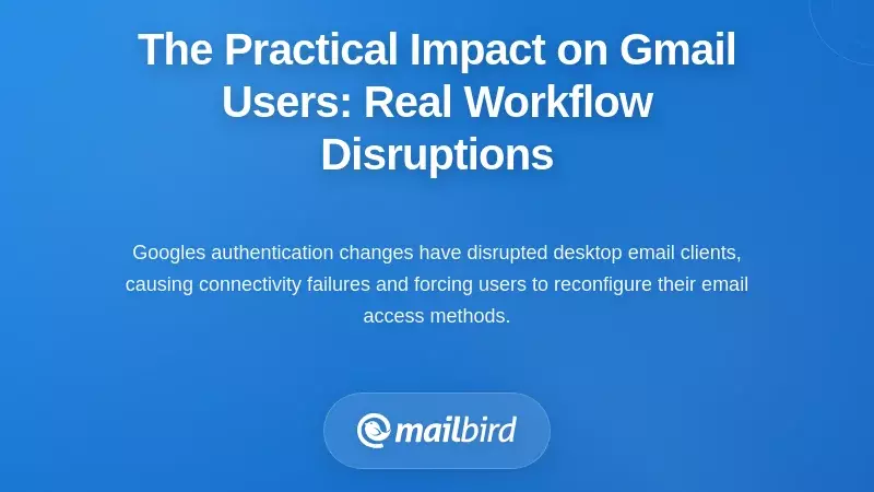 The Practical Impact on Gmail Users: Real Workflow Disruptions