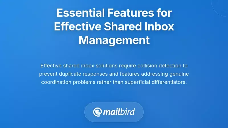 Essential Features for Effective Shared Inbox Management