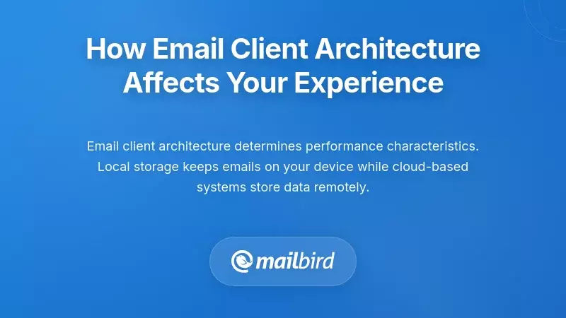 How Email Client Architecture Affects Your Experience