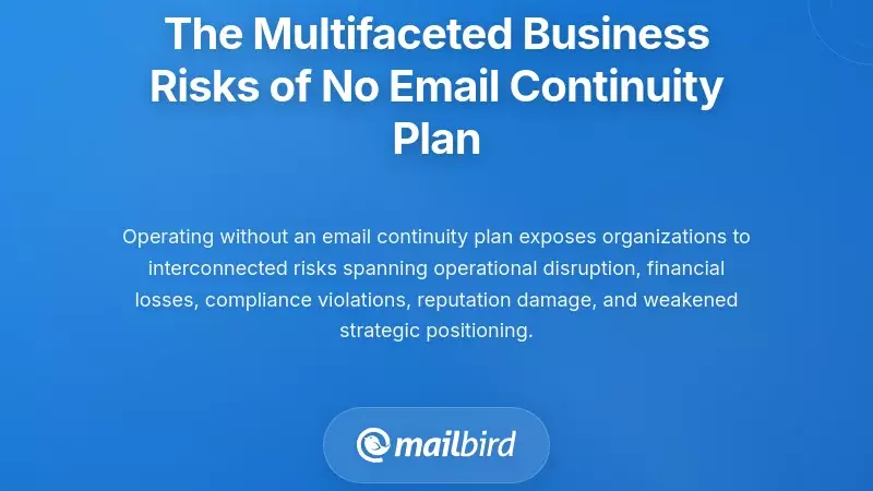 The Multifaceted Business Risks of No Email Continuity Plan