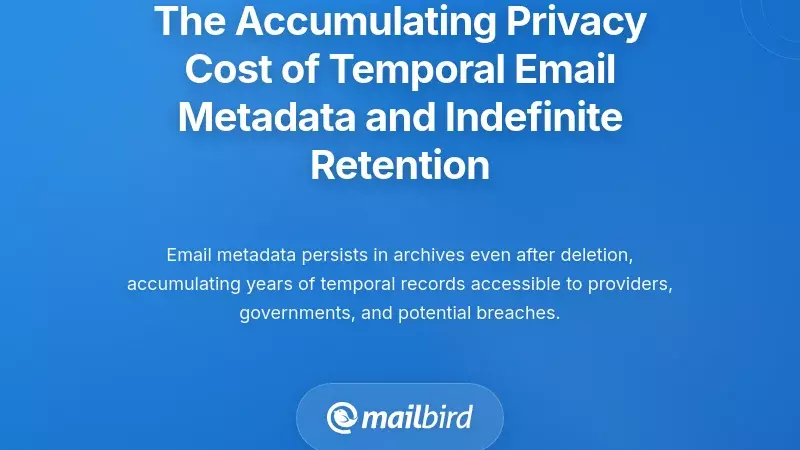 The Accumulating Privacy Cost of Temporal Email Metadata and Indefinite Retention
