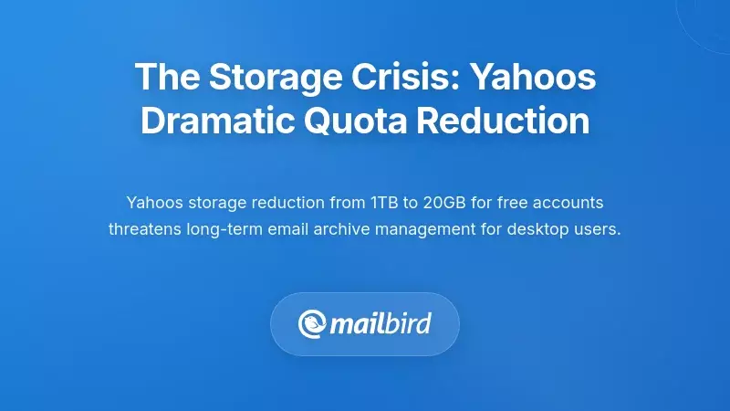 The Storage Crisis: Yahoo's Dramatic Quota Reduction