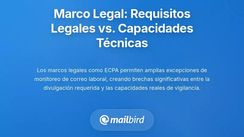 El marco legal: lo que exigen las leyes frente a lo que permiten las herramientas