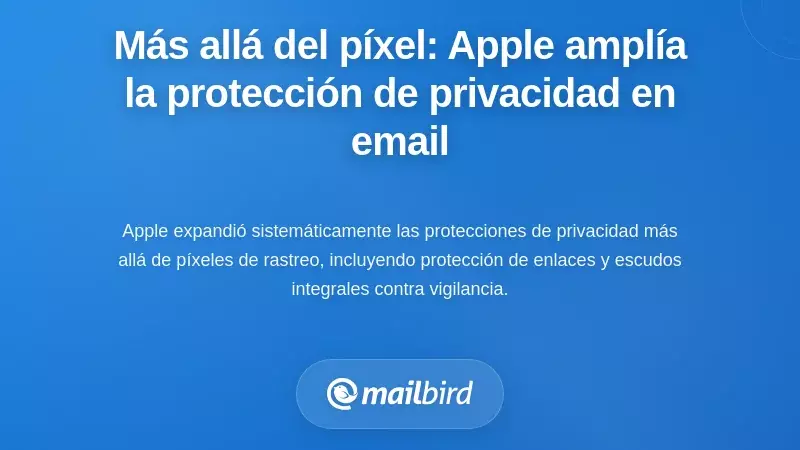 Más allá de los píxeles: las categorías en expansión de Apple para la protección de la privacidad del correo electrónico