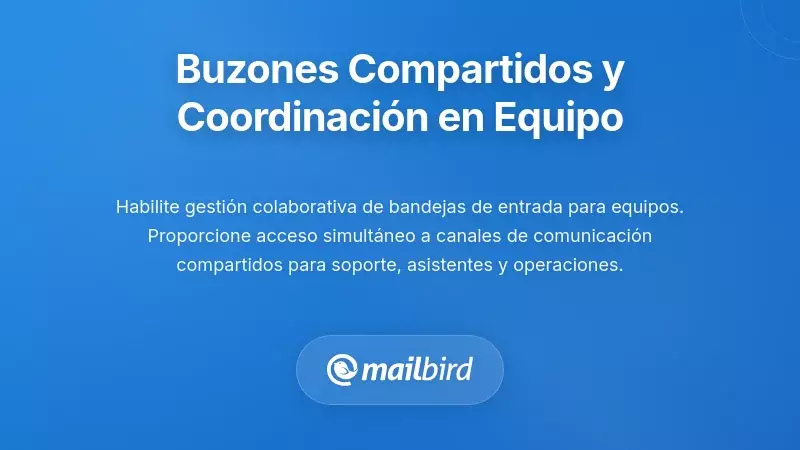 Buzones Compartidos, Coordinaci&oacute;n de Equipo y Comunicaci&oacute;n Colaborativa