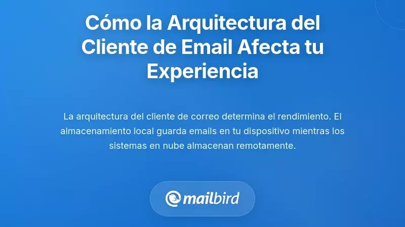 C&oacute;mo la arquitectura de clientes de correo afecta tu experiencia