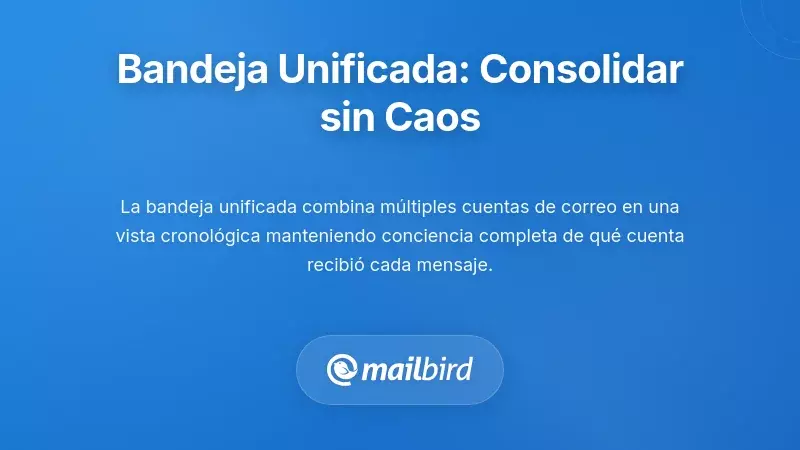 La Soluci&oacute;n de Bandeja de Entrada Unificada: Consolidar Sin Crear Caos