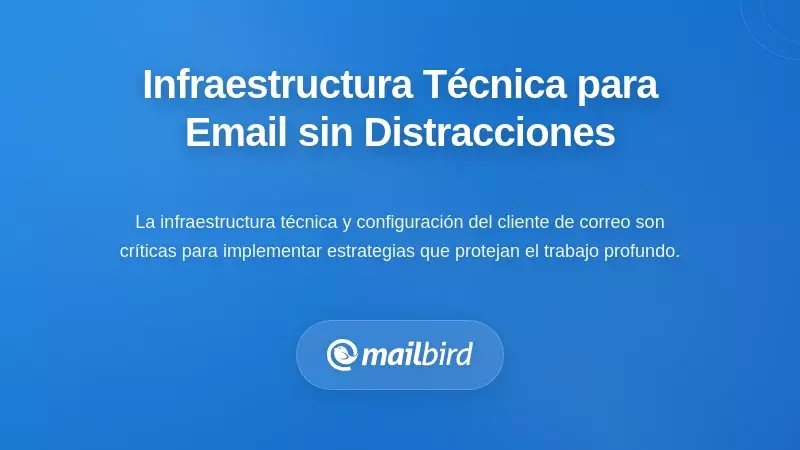 Construcci&oacute;n de Infraestructura T&eacute;cnica para un Correo Electr&oacute;nico Sin Distracciones