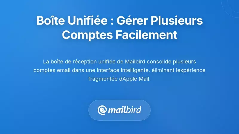 Bo&icirc;te de R&eacute;ception Unifi&eacute;e : R&eacute;soudre la Crise de Gestion Multi-Comptes