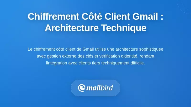 Comment fonctionne r&eacute;ellement le chiffrement c&ocirc;t&eacute; client de Gmail : l&rsquo;architecture technique