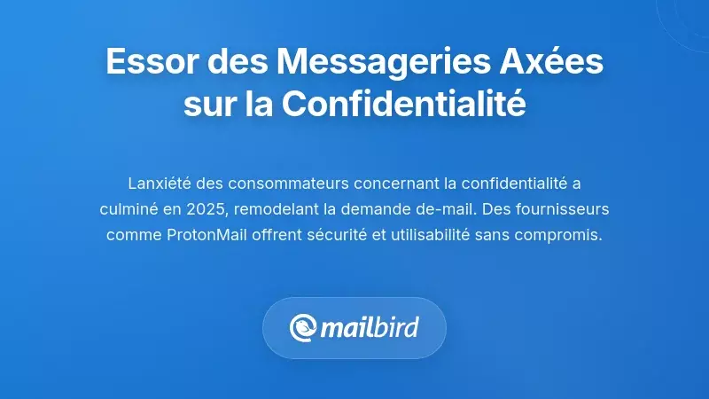 L'essor des fournisseurs d'emails ax&eacute;s sur la confidentialit&eacute; : de vraies alternatives &eacute;mergent