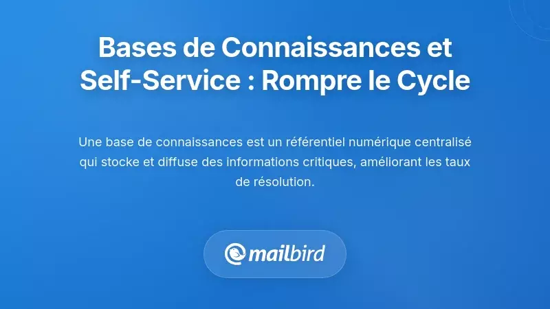 Bases de Connaissances et Libre-Service : La Fondation pour Rompre le Cycle