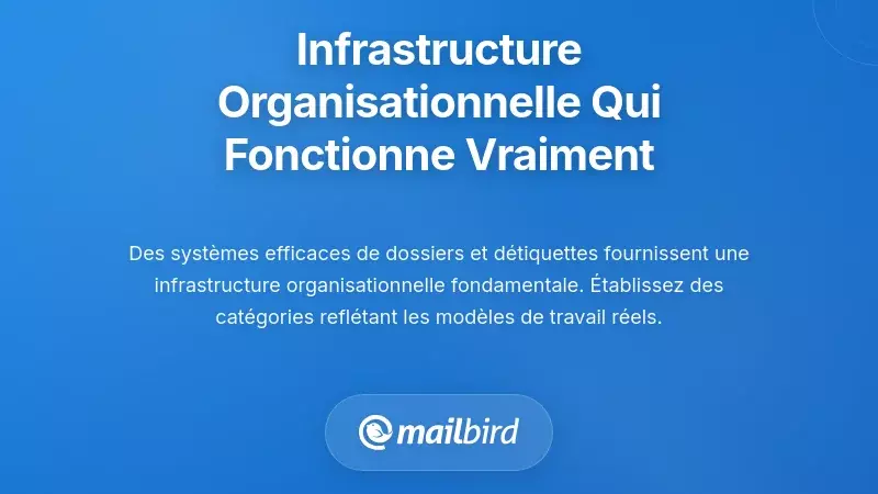 Construire une infrastructure organisationnelle qui fonctionne réellement