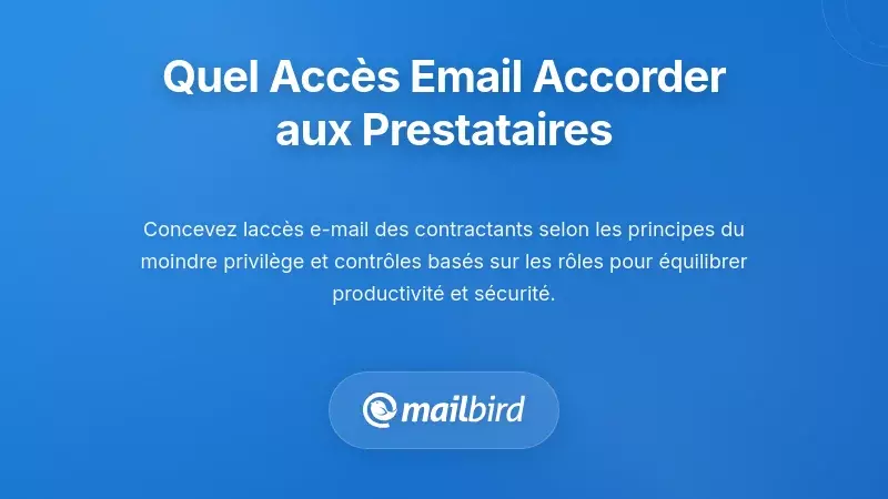 Tableau de bord montrant les paramètres d'autorisation d'e-mails des entrepreneurs et les niveaux d'accès dans le système de gestion des e-mails