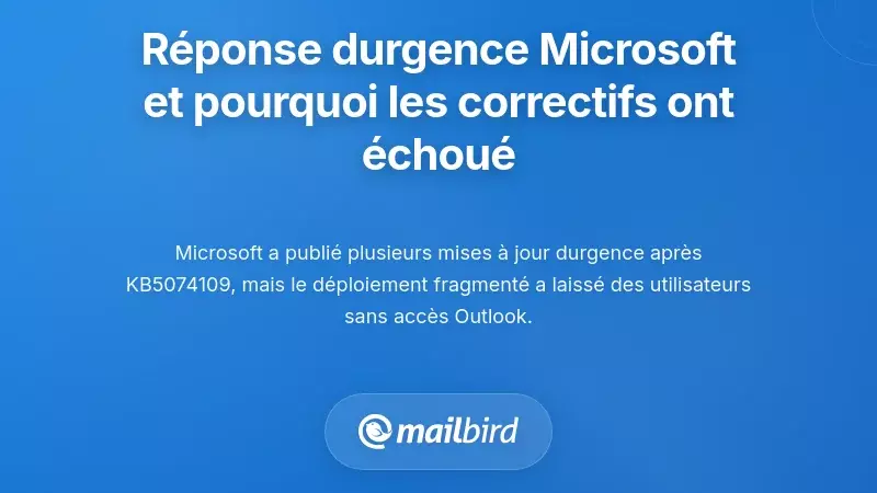 La r&eacute;ponse d'urgence de Microsoft et pourquoi les correctifs n'ont pas fonctionn&eacute; pour tout le monde