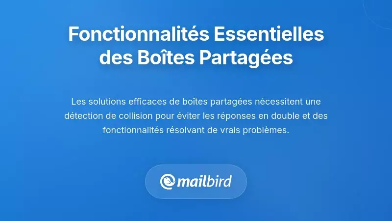 Fonctionnalit&eacute;s Essentielles pour une Gestion Efficace des Bo&icirc;tes de R&eacute;ception Partag&eacute;es