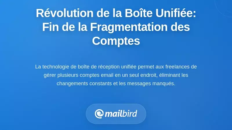 La r&eacute;volution de la bo&icirc;te de r&eacute;ception unifi&eacute;e : &eacute;liminer la fragmentation des comptes e-mail