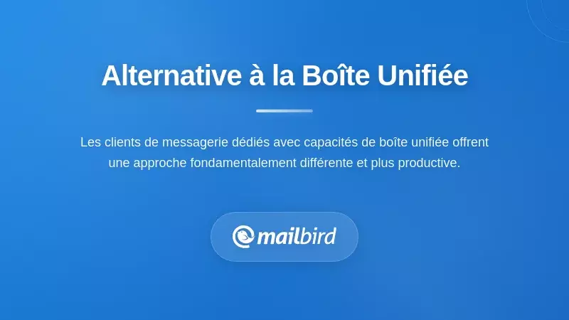 L&rsquo;Alternative &agrave; la Bo&icirc;te de R&eacute;ception Consolid&eacute;e : Une Approche Diff&eacute;rente