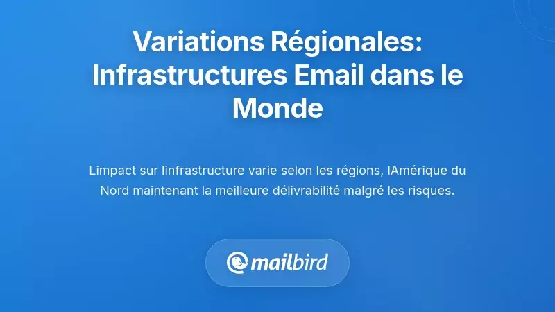 Variations Régionales : Comment l'Infrastructure de Courriel Diffère Globale