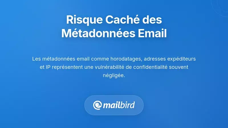 Visualisation des m&eacute;tadonn&eacute;es des e-mails montrant des vuln&eacute;rabilit&eacute;s de confidentialit&eacute; dans les syst&egrave;mes de cat&eacute;gorisation automatique
