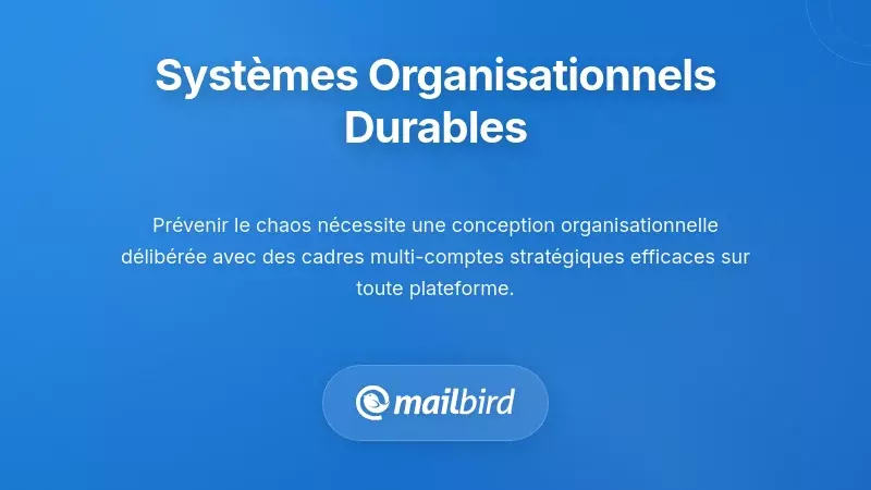 Systèmes organisationnels qui survivent aux changements de plateforme
