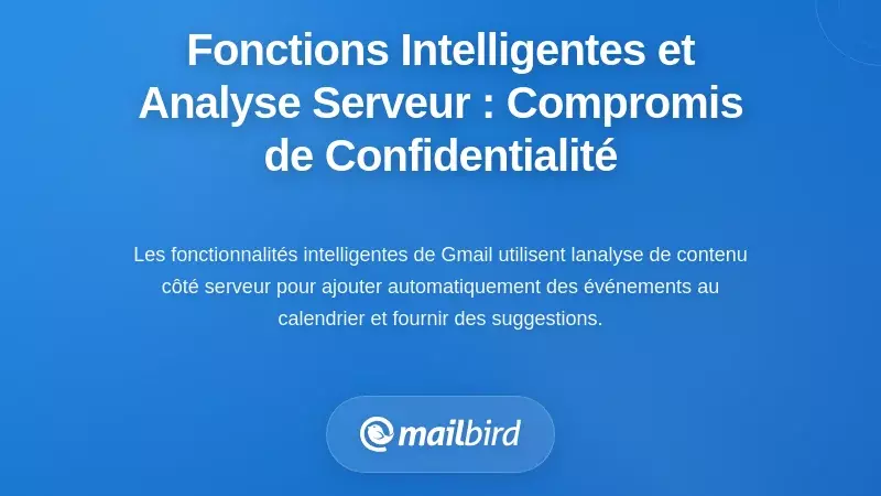 Fonctionnalités Intelligentes et Analyse Côté Serveur : Les Compromis en Matière de Confidentialité des E-mails et Suivi Que Vous Devez Connaître