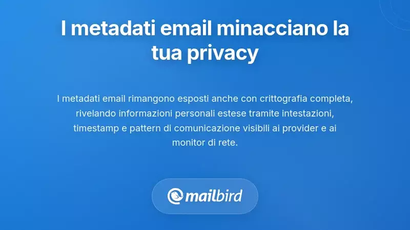 Come i Metadati delle Email Compromettono la Privacy Oltre il Contenuto del Messaggio