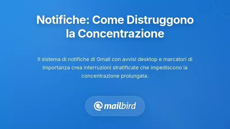 La trappola delle notifiche: come gli avvisi distruggono il lavoro profondo