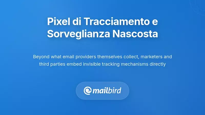 Pixel di tracciamento nascosto incorporato nell'email che rivela quando i messaggi vengono aperti e i dati sulla posizione del lettore