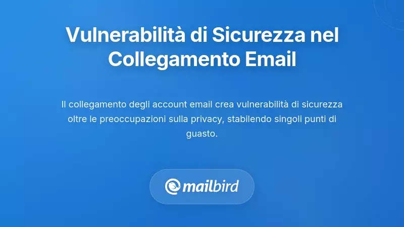 Le vulnerabilit&agrave; di sicurezza create dal collegamento degli account email