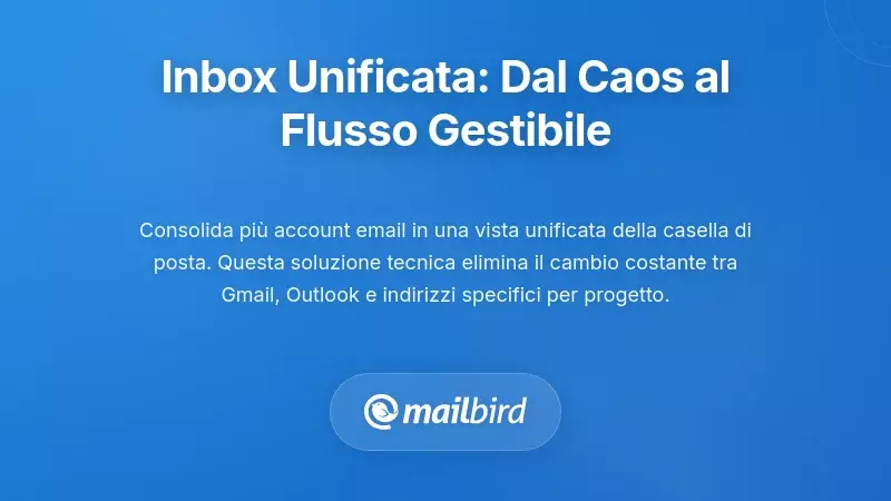 La Soluzione Unified Inbox: Consolidare il Caos in un Flusso di Lavoro Gestibile