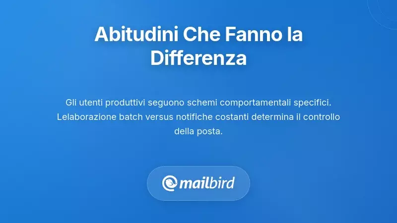 Programma di controllo delle email a blocchi che mostra il metodo da 2-4 volte al giorno usato dai migliori professionisti