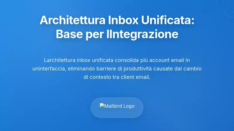 L'architettura della Casella Unificata: Fondamento per l'integrazione