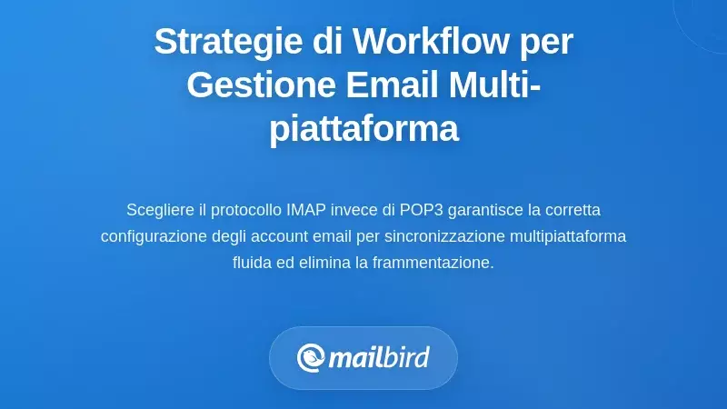 Strategie di Workflow Essenziali per la Gestione della Posta Elettronica Multipiattaforma