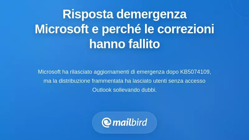 La risposta di emergenza di Microsoft e perché le soluzioni non hanno funzionato per tutti
